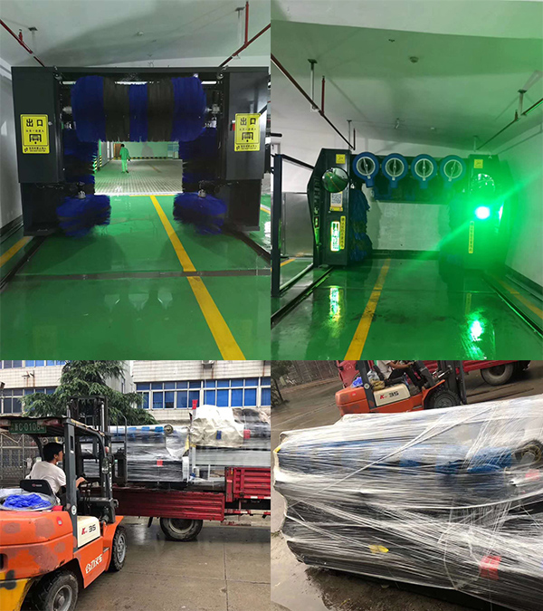 隧道洗車設(shè)備，廣西站……發(fā)貨了…