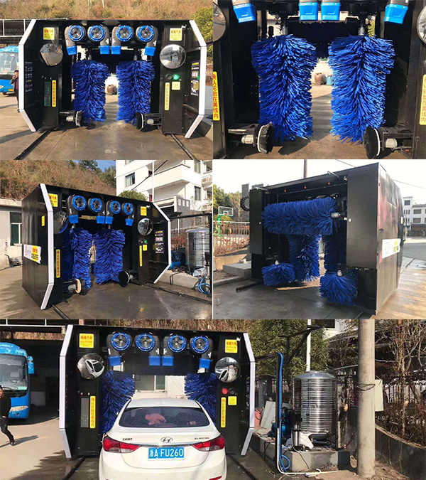中國(guó)杭州振騰氣修（黑色）美嘉德龍門7刷洗車機(jī)安排測(cè)試現(xiàn)場(chǎng)拍攝1